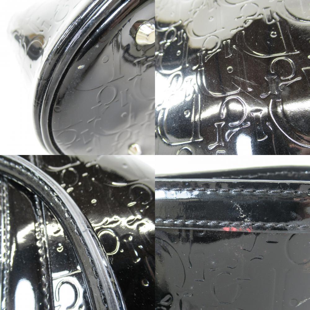 Christian Dior Embossed Tote Bag Patent Leather - Picture 8 of 8